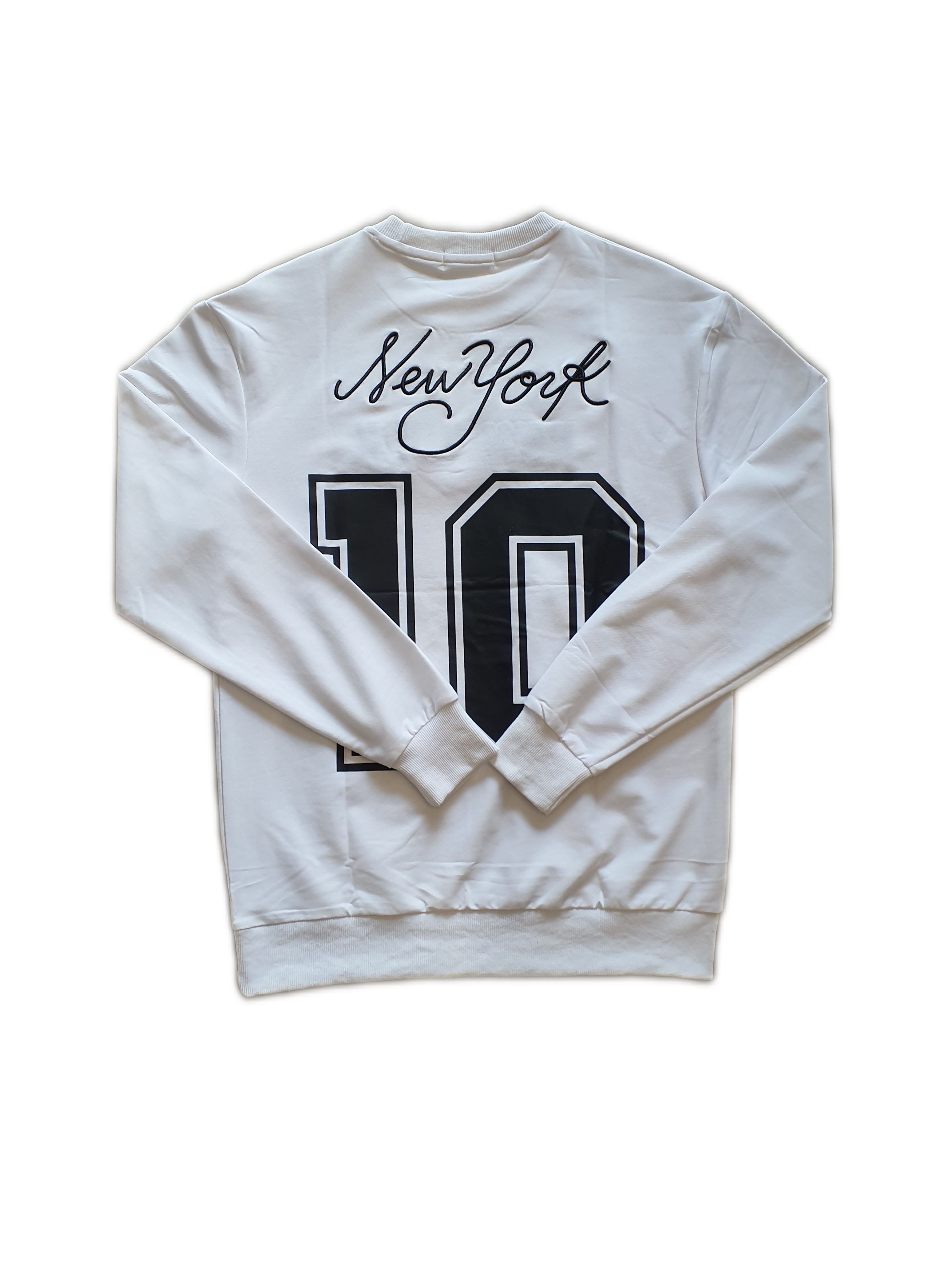 New York Print Thermal Sweatshirt