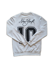 New York Print Thermal Sweatshirt