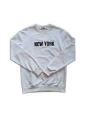 New York Print Thermal Sweatshirt