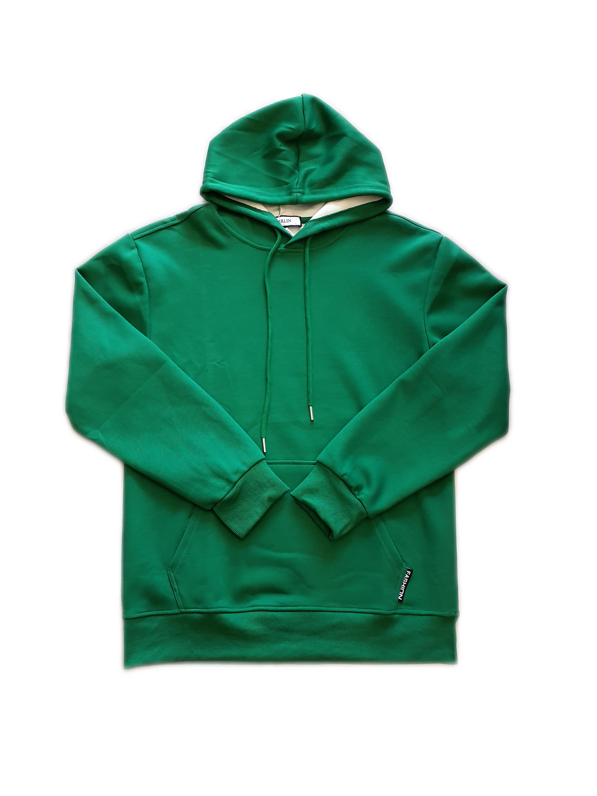 Men's Solid Color Hoodies, Casual Loose Fit Drawstring Hooded Sweatshirt