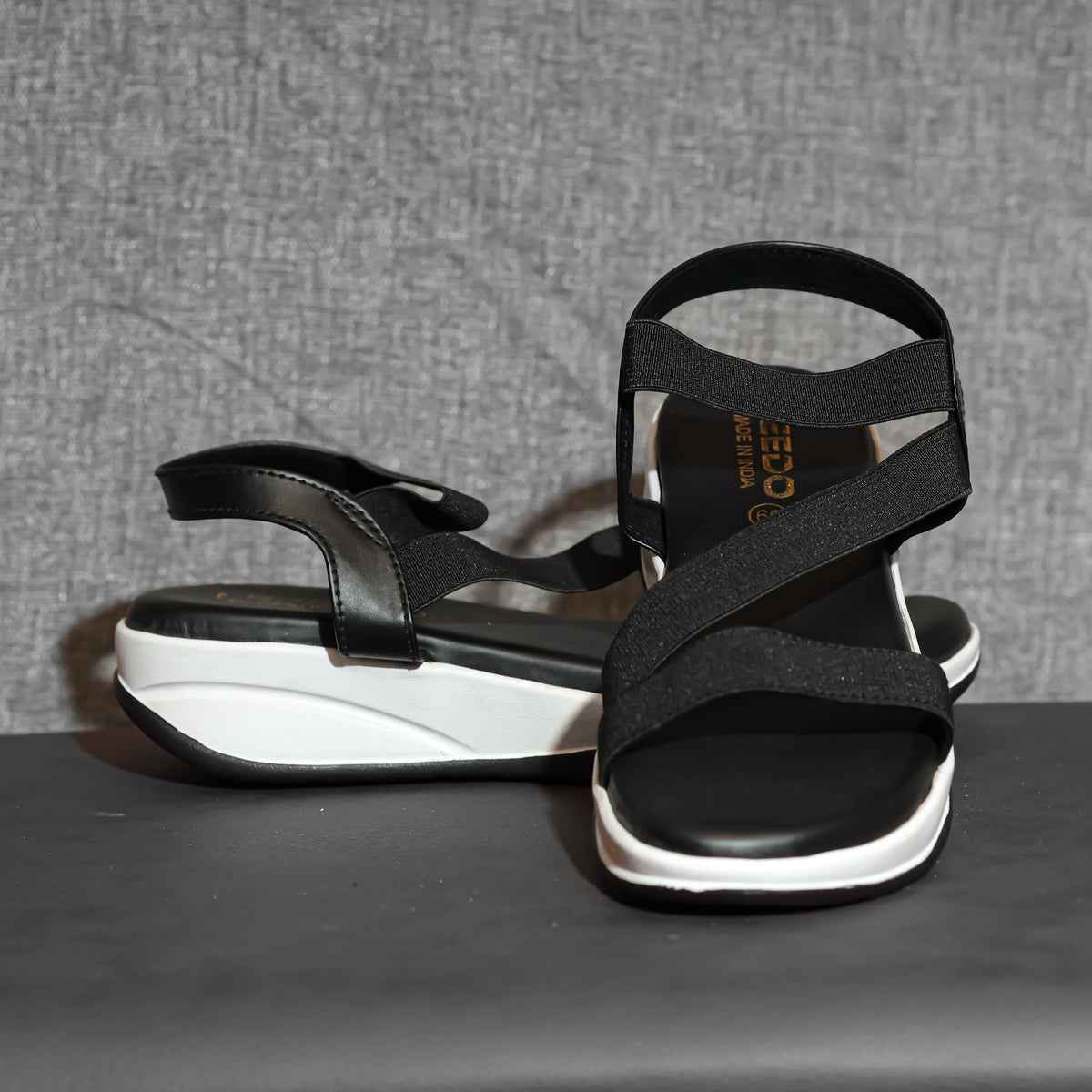 Sandals for Women Black and White