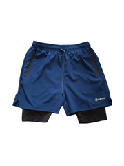 PR613 MEN RUNNING SHORTS DOUBLE