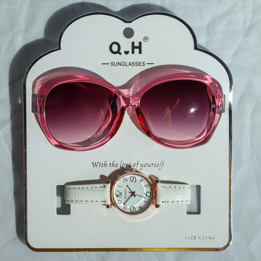 Combo Sunglass and Adventure Watch for Women