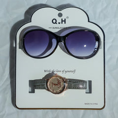 Combo Sunglass and Adventure Watch for Women